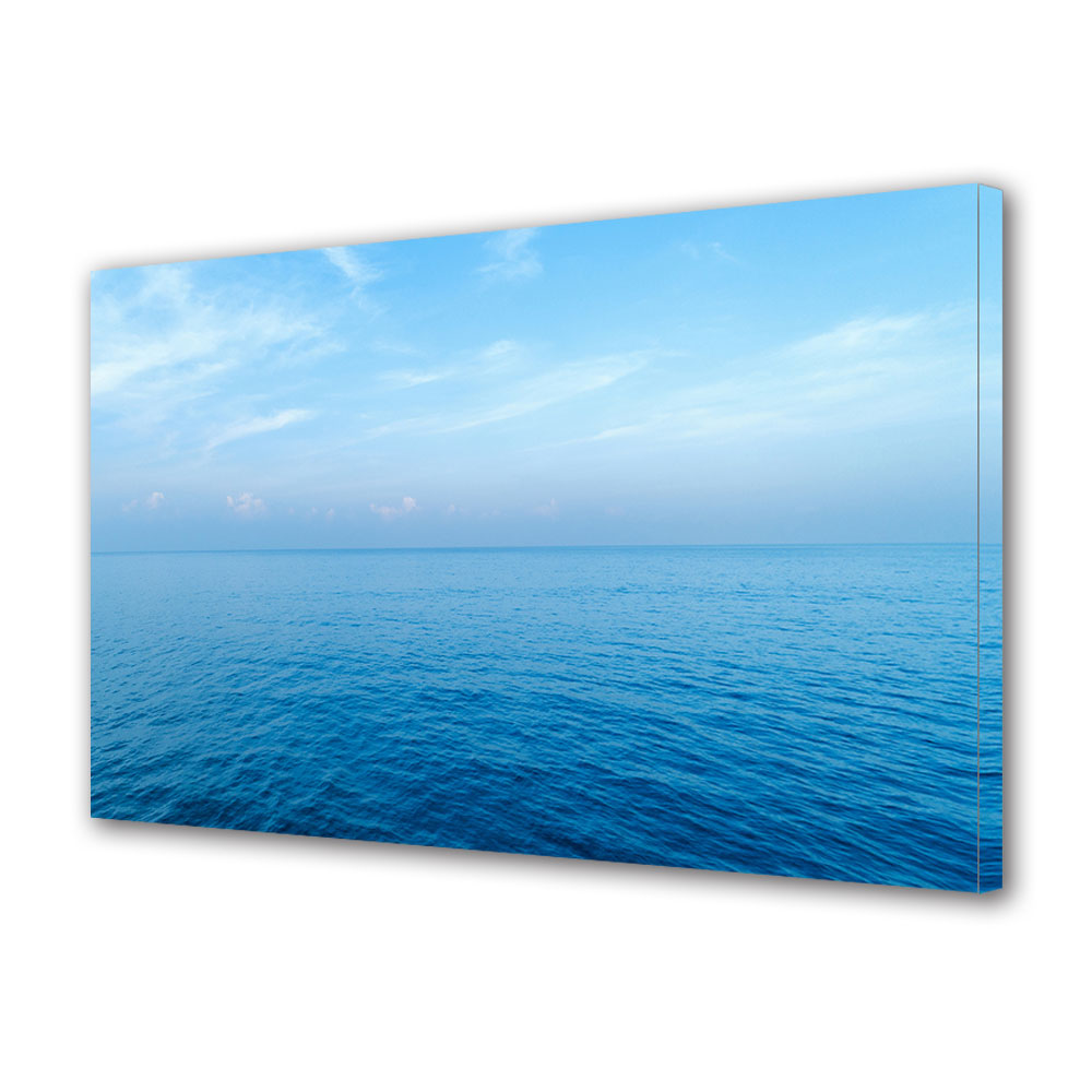Tablou Canvas Premium ArtDeco, Ocean albastru, Panza pe cadru de lemn, Decoratiuni Moderne pentru Casa, 70 x 100 cm