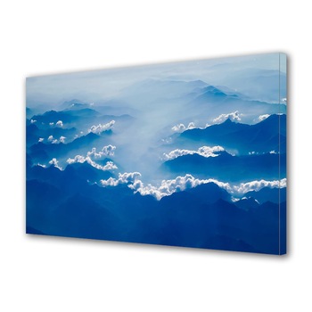 Tablou Canvas Premium ArtDeco, Deasupra lumii, Panza pe cadru de lemn, Decoratiuni Moderne pentru Casa, 70 x 100 cm Tablou Canvas Premium ArtDeco, Deasupra lumii, Panza pe cadru de lemn, Decoratiuni Moderne pentru Casa, 70 x 100 cm