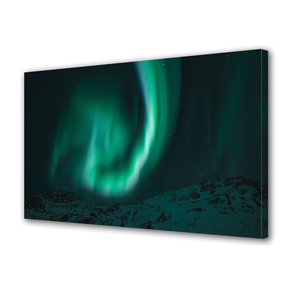 Tablou Canvas Premium ArtDeco, Verde mistic, Panza pe cadru de lemn, Decoratiuni Moderne pentru Casa, 80 x 120 cm