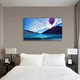 Tablou Canvas Premium ArtDeco, Balon cu aer cald peste mari si munti, Panza pe cadru de lemn, Decoratiuni Moderne pentru Casa, 70 x 100 cm