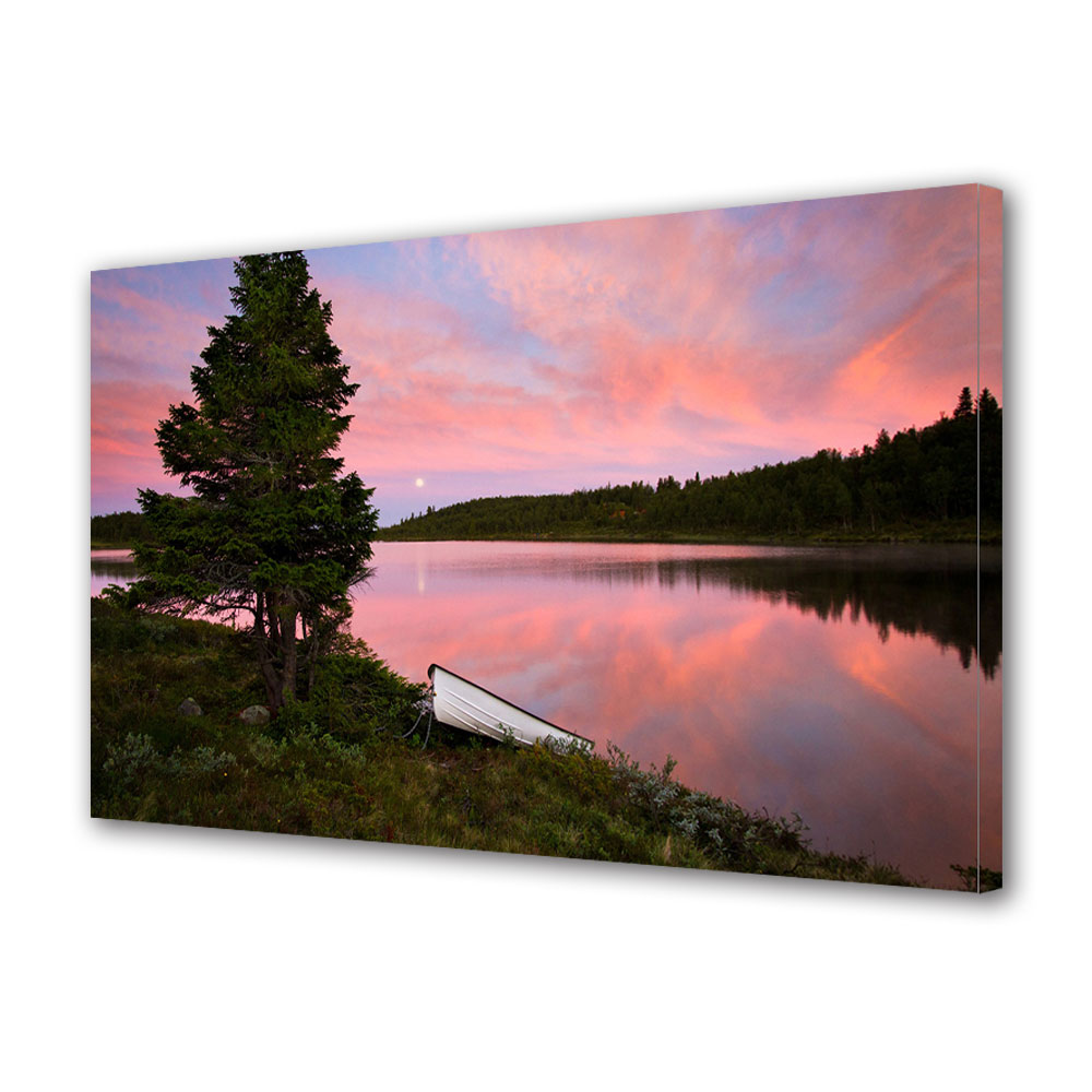 Tablou Canvas Premium ArtDeco, Mal umbrit si cer luminos, Panza pe cadru de lemn, Decoratiuni Moderne pentru Casa, 30 x 45 cm