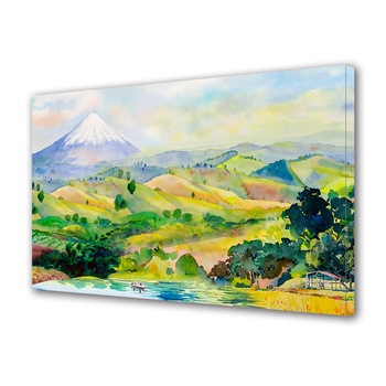 Tablou Canvas Premium ArtDeco, Natura la inaltime pictata, Panza pe cadru de lemn, Decoratiuni Moderne pentru Casa, 70 x 100 cm Tablou Canvas Premium ArtDeco, Natura la inaltime pictata, Panza pe cadru de lemn, Decoratiuni Moderne pentru Casa, 70 x 100 cm