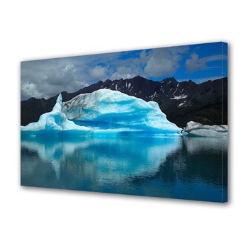 Tablou Canvas Premium ArtDeco, Iceberg, Panza pe cadru de lemn, Decoratiuni Moderne pentru Casa, 20 x 30 cm Tablou Canvas Premium ArtDeco, Iceberg, Panza pe cadru de lemn, Decoratiuni Moderne pentru Casa, 20 x 30 cm