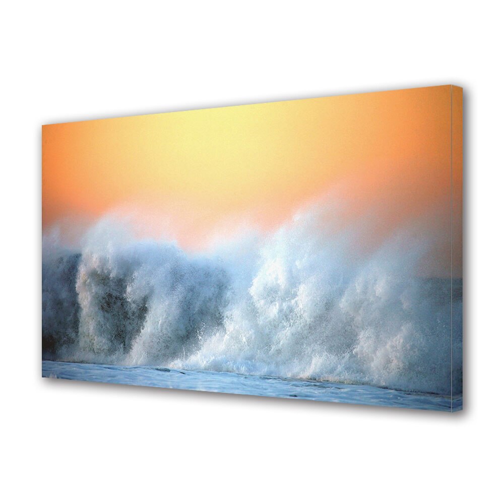 Tablou Canvas Premium ArtDeco, Nelinistea valurilor, Panza pe cadru de lemn, Decoratiuni Moderne pentru Casa, 70 x 100 cm