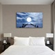 Tablou Canvas Premium ArtDeco, Pe ponton in lumina lunii, Panza pe cadru de lemn, Decoratiuni Moderne pentru Casa, 70 x 100 cm
