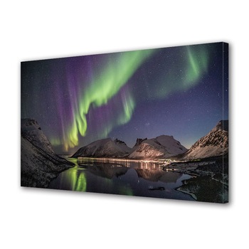 Tablou Canvas Premium ArtDeco, Stralucind in noapte, Panza pe cadru de lemn, Decoratiuni Moderne pentru Casa, 30 x 45 cm Tablou Canvas Premium ArtDeco, Stralucind in noapte, Panza pe cadru de lemn, Decoratiuni Moderne pentru Casa, 30 x 45 cm