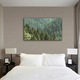 Tablou Canvas Premium ArtDeco, Padure de pini la munte, Panza pe cadru de lemn, Decoratiuni Moderne pentru Casa, 50 x 70 cm