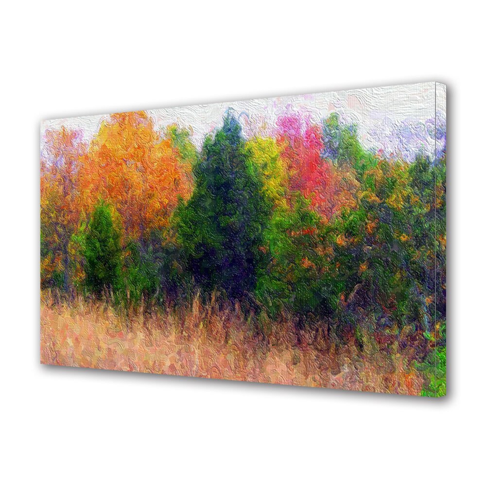 Tablou Canvas Premium ArtDeco, Peisaj in nuante de toamna, Panza pe cadru de lemn, Decoratiuni Moderne pentru Casa, 20 x 30 cm