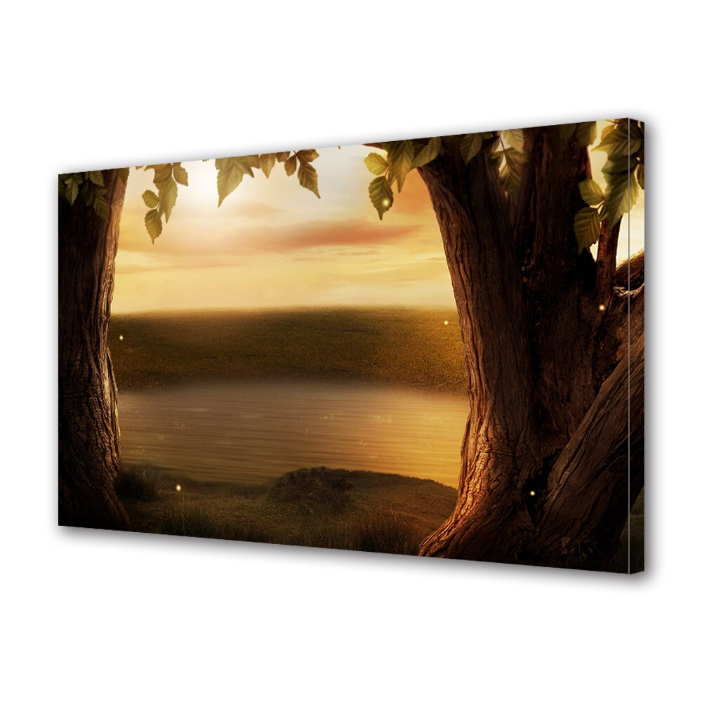Tablou Canvas Premium ArtDeco, Mare de mistere, Panza pe cadru de lemn, Decoratiuni Moderne pentru Casa, 80 x 120 cm