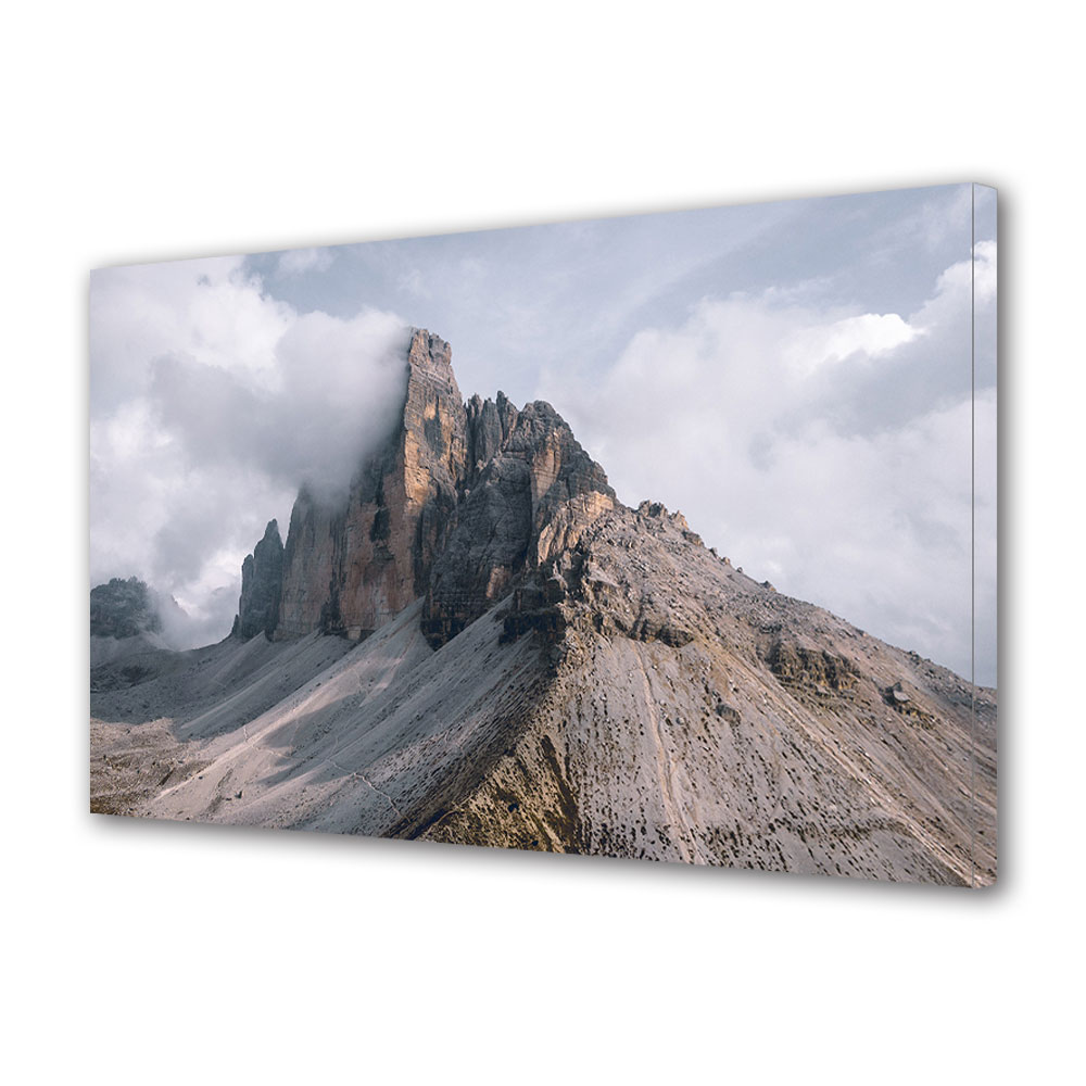 Tablou Canvas Premium ArtDeco, Atingand norii, Panza pe cadru de lemn, Decoratiuni Moderne pentru Casa, 20 x 30 cm