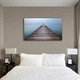 Tablou Canvas Premium ArtDeco, La capatul pontonului, Panza pe cadru de lemn, Decoratiuni Moderne pentru Casa, 80 x 120 cm