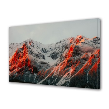 Tablou Canvas Premium ArtDeco, Stanci in lumina de foc, Panza pe cadru de lemn, Decoratiuni Moderne pentru Casa, 30 x 45 cm Tablou Canvas Premium ArtDeco, Stanci in lumina de foc, Panza pe cadru de lemn, Decoratiuni Moderne pentru Casa, 30 x 45 cm