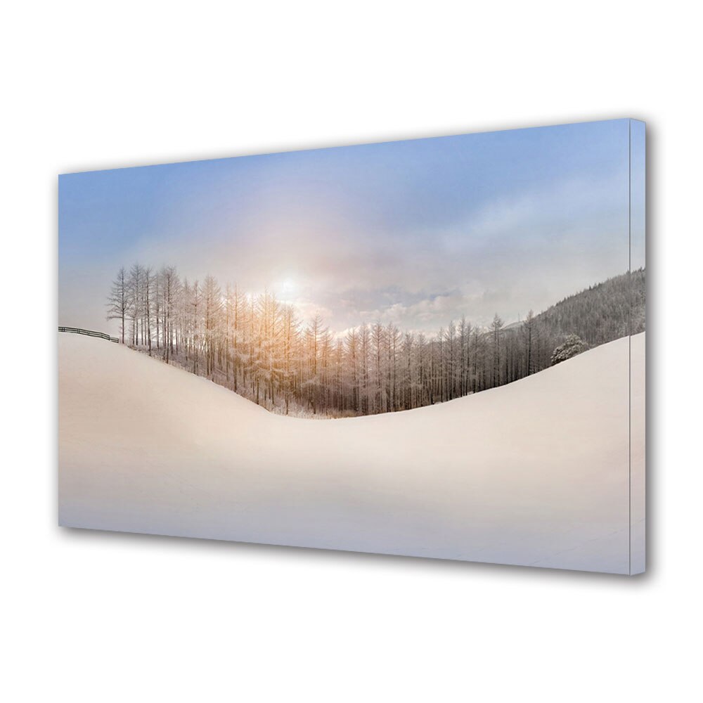 Tablou Canvas Premium ArtDeco, Zapada uniforma, Panza pe cadru de lemn, Decoratiuni Moderne pentru Casa, 80 x 120 cm