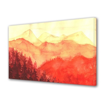 Tablou Canvas Premium ArtDeco, Peisaj in culori de foc, Panza pe cadru de lemn, Decoratiuni Moderne pentru Casa, 30 x 45 cm Tablou Canvas Premium ArtDeco, Peisaj in culori de foc, Panza pe cadru de lemn, Decoratiuni Moderne pentru Casa, 30 x 45 cm