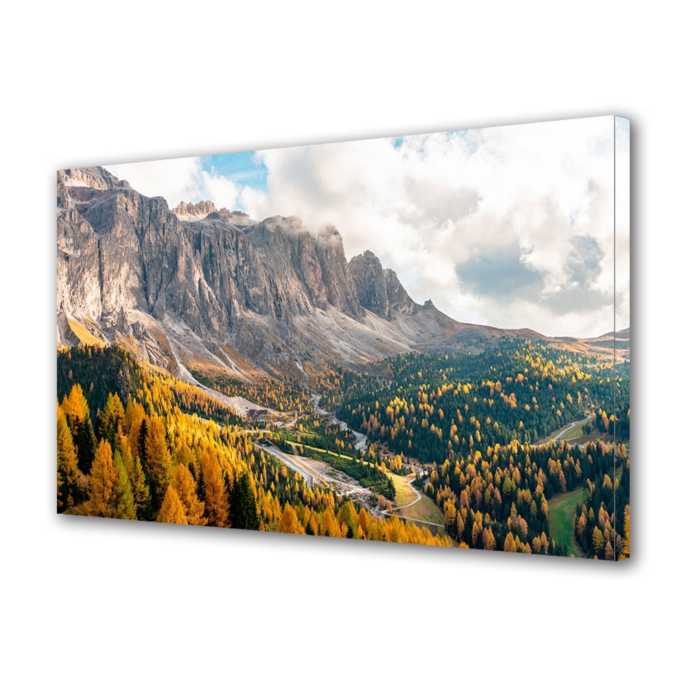 Tablou Canvas Premium ArtDeco, Peisaj de poveste, Panza pe cadru de lemn, Decoratiuni Moderne pentru Casa, 80 x 160 cm