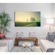 Tablou Canvas Premium ArtDeco, Copaci blurati, Panza pe cadru de lemn, Decoratiuni Moderne pentru Casa, 80 x 120 cm