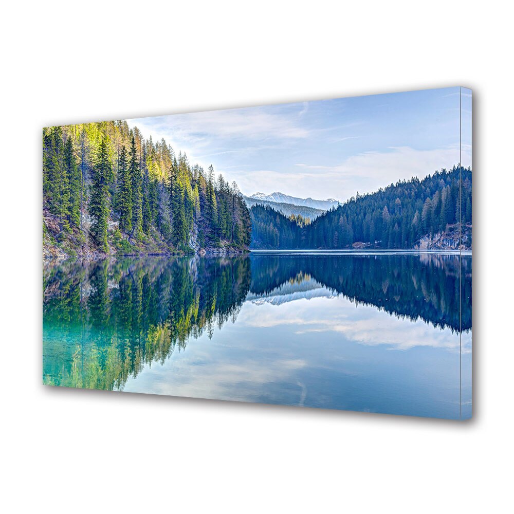 Tablou Canvas Premium ArtDeco, Reflexia naturii, Panza pe cadru de lemn, Decoratiuni Moderne pentru Casa, 50 x 70 cm