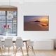 Tablou Canvas Premium ArtDeco, Mare de foc, Panza pe cadru de lemn, Decoratiuni Moderne pentru Casa, 50 x 70 cm