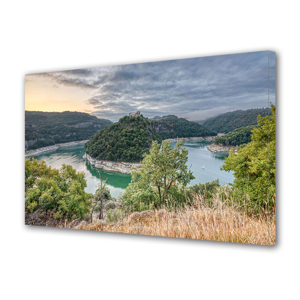 Tablou Canvas Premium ArtDeco, Linistea naturii, Panza pe cadru de lemn, Decoratiuni Moderne pentru Casa, 80 x 120 cm