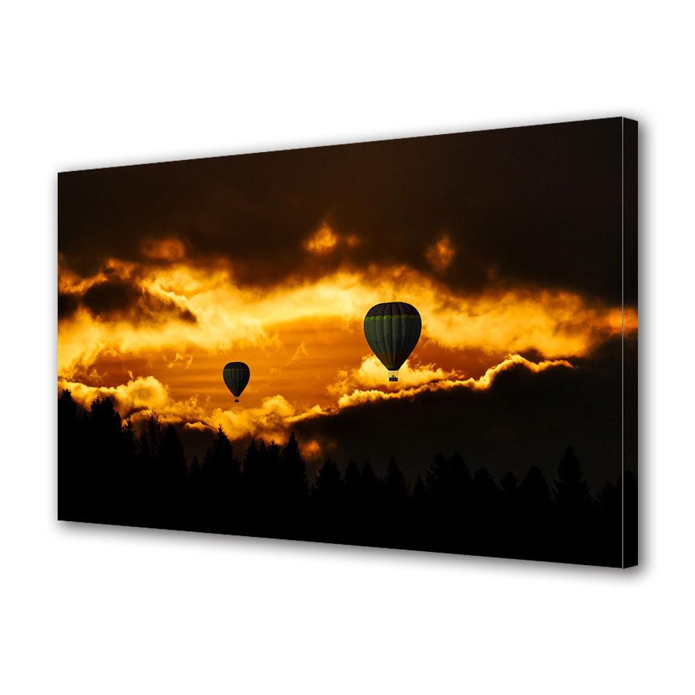 Tablou Canvas Premium ArtDeco, Bucurie pana la cer, Panza pe cadru de lemn, Decoratiuni Moderne pentru Casa, 80 x 160 cm