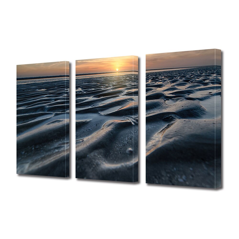 Set Tablouri Multicanvas 3 piese ArtDeco, Frumosul taram necunoscut, Panza pe cadru de lemn, Decoratiuni Moderne pentru Casa, 3 x 70 x 100 cm