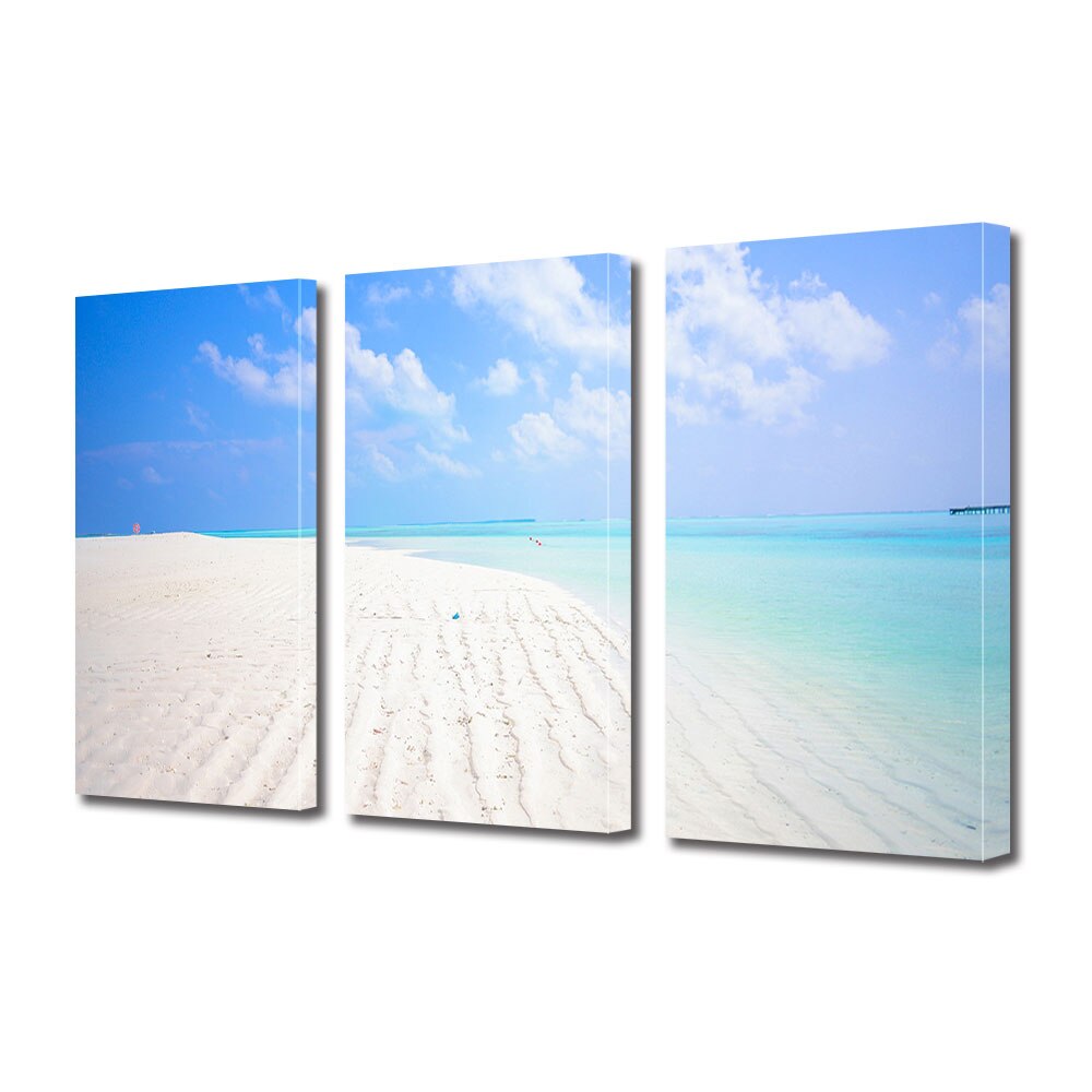 Set Tablouri Multicanvas 3 piese ArtDeco, Infinit, Panza pe cadru de lemn, Decoratiuni Moderne pentru Casa, 3 x 70 x 100 cm