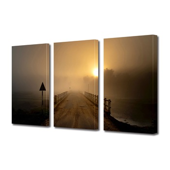 Set Tablouri Multicanvas 3 piese ArtDeco, Drum ascuns, Panza pe cadru de lemn, Decoratiuni Moderne pentru Casa, 3 x 50 x 70 cm Set Tablouri Multicanvas 3 piese ArtDeco, Drum ascuns, Panza pe cadru de lemn, Decoratiuni Moderne pentru Casa, 3 x 50 x 70 cm