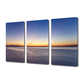 Set Tablouri Multicanvas 3 piese ArtDeco, Orizont de foc, Panza pe cadru de lemn, Decoratiuni Moderne pentru Casa, 3 x 40 x 60 cm Set Tablouri Multicanvas 3 piese ArtDeco, Orizont de foc, Panza pe cadru de lemn, Decoratiuni Moderne pentru Casa, 3 x 40 x 60 cm