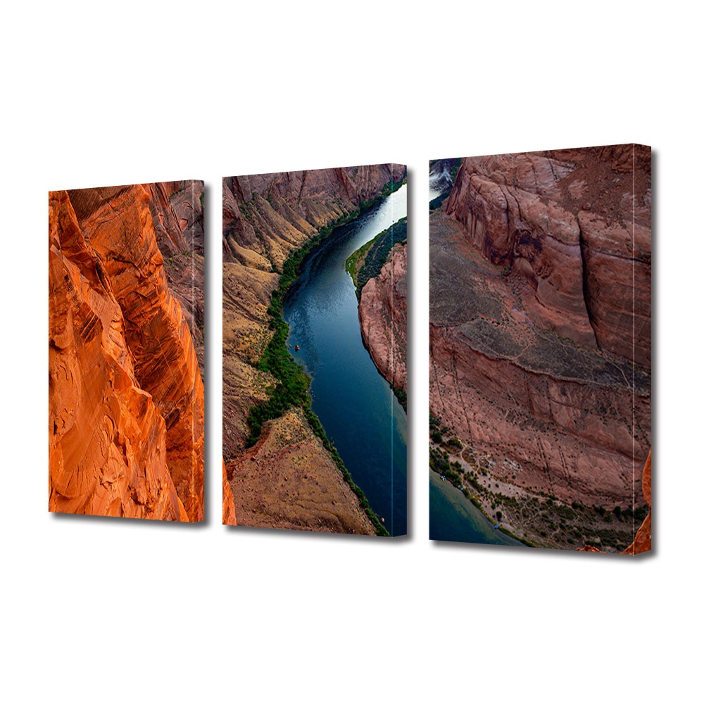 Set Tablouri Multicanvas 3 piese ArtDeco, Parau sapand in stanci, Panza pe cadru de lemn, Decoratiuni Moderne pentru Casa, 3 x 70 x 100 cm