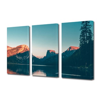 Set Tablouri Multicanvas 3 piese ArtDeco, Apa limpede, Panza pe cadru de lemn, Decoratiuni Moderne pentru Casa, 3 x 20 x 30 cm Set Tablouri Multicanvas 3 piese ArtDeco, Apa limpede, Panza pe cadru de lemn, Decoratiuni Moderne pentru Casa, 3 x 20 x 30 cm