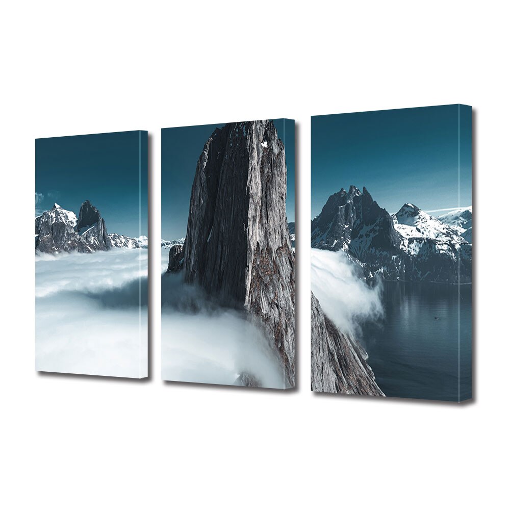 Set Tablouri Multicanvas 3 piese ArtDeco, Stanca inalta, Panza pe cadru de lemn, Decoratiuni Moderne pentru Casa, 3 x 70 x 100 cm