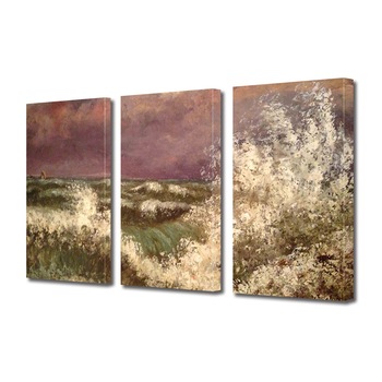 Set Tablouri Multicanvas 3 piese ArtDeco, Ape agitate pictate, Panza pe cadru de lemn, Decoratiuni Moderne pentru Casa, 3 x 70 x 100 cm Set Tablouri Multicanvas 3 piese ArtDeco, Ape agitate pictate, Panza pe cadru de lemn, Decoratiuni Moderne pentru Casa, 3 x 70 x 100 cm