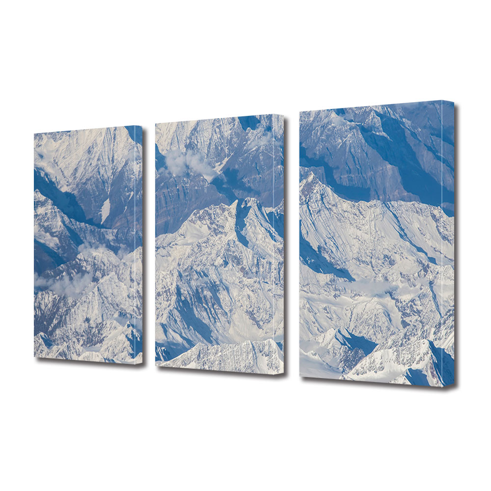 Set Tablouri Multicanvas 3 piese ArtDeco, Relief inalt, Panza pe cadru de lemn, Decoratiuni Moderne pentru Casa, 3 x 70 x 100 cm