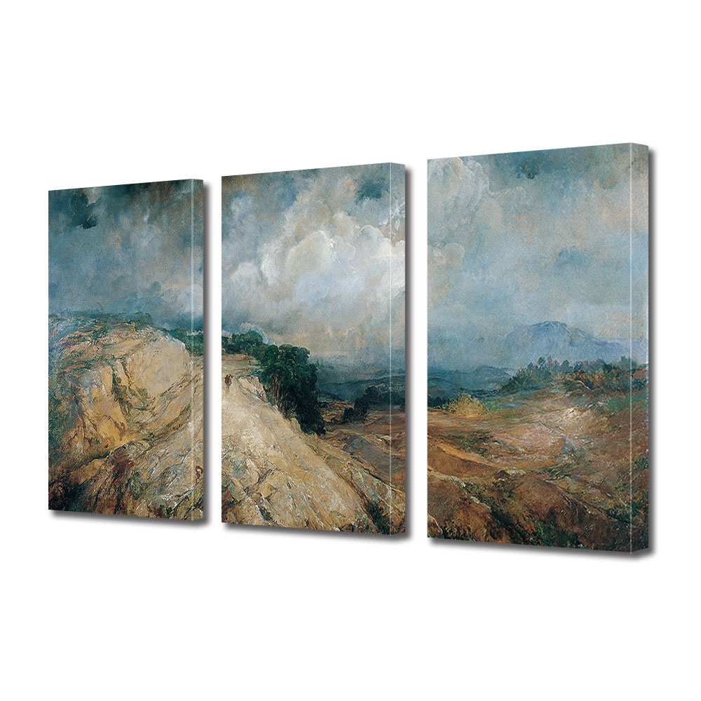 Set Tablouri Multicanvas 3 piese ArtDeco, Pictura stancoasa, Panza pe cadru de lemn, Decoratiuni Moderne pentru Casa, 3 x 70 x 100 cm