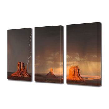 Set Tablouri Multicanvas 3 piese ArtDeco, Fulger lovind stanca, Panza pe cadru de lemn, Decoratiuni Moderne pentru Casa, 3 x 20 x 30 cm Set Tablouri Multicanvas 3 piese ArtDeco, Fulger lovind stanca, Panza pe cadru de lemn, Decoratiuni Moderne pentru Casa, 3 x 20 x 30 cm