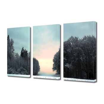 Set Tablouri Multicanvas ArtDeco, Orizont blurat, Panza pe cadru de lemn, Decoratiuni Moderne pentru Casa, 3 piese, 3 x 20 x 30 cm Set Tablouri Multicanvas ArtDeco, Orizont blurat, Panza pe cadru de lemn, Decoratiuni Moderne pentru Casa, 3 piese, 3 x 20 x 30 cm