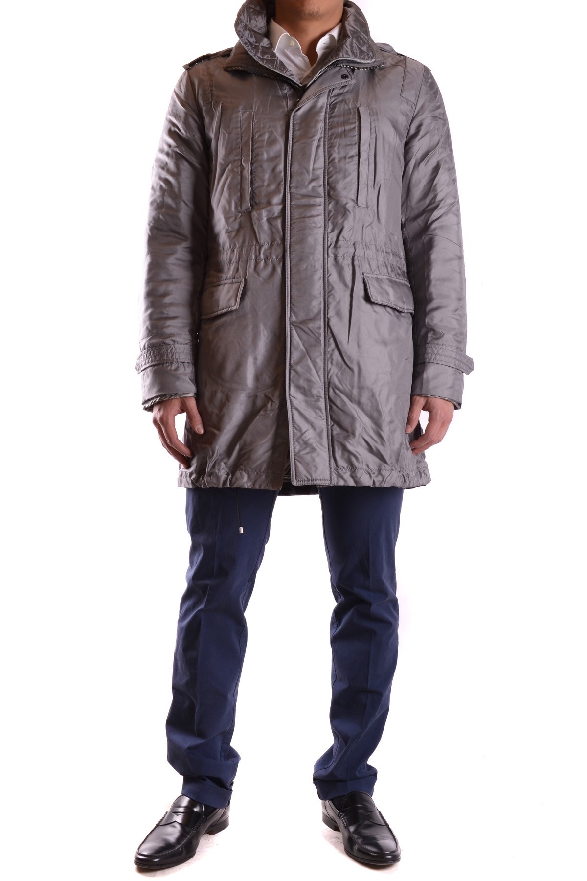 Jacheta barbati John Richmond ENN748, Bumbac, Gri