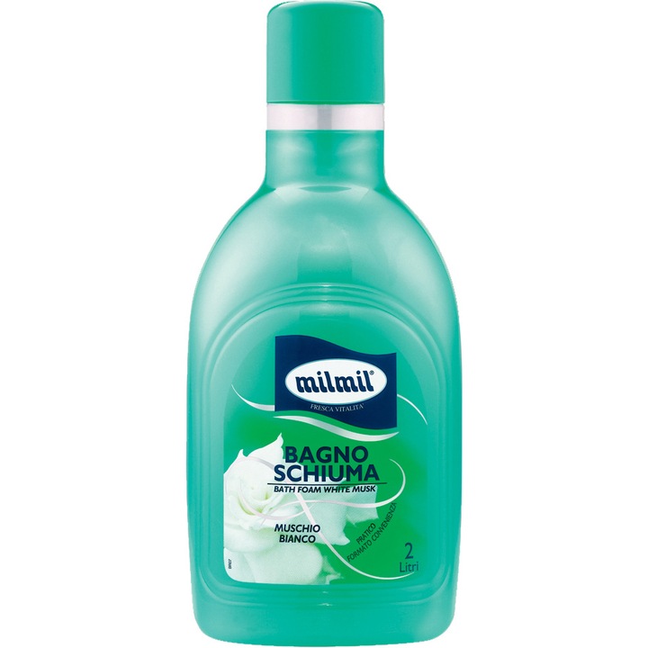 Spuma de baie Mil Mil Mosc Alb, 2000 ml