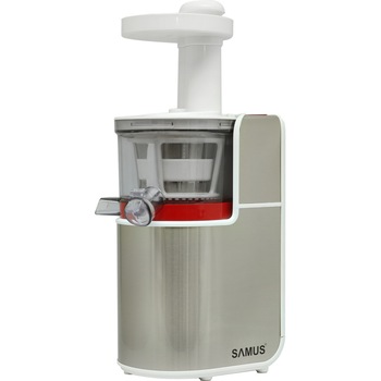 Storcator Samus cu melc SlowStar, 150 W, 800 ml, 2 viteze, Argintiu Storcator Samus cu melc SlowStar, 150 W, 800 ml, 2 viteze, Argintiu