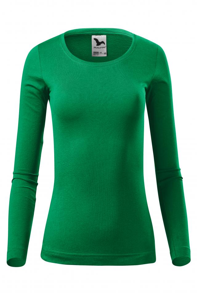 Tricou pentru dama Fit-T LS, Verde Mediu