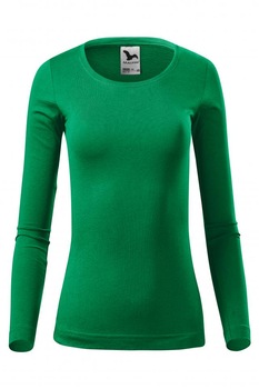 Tricou pentru dama Fit-T LS, Verde Mediu Tricou pentru dama Fit-T LS, Verde Mediu