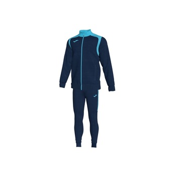 Trening pantaloni lungi si bluza cu fermoar Championship V, Joma, navy inchis/turcoaz, 9-10 Trening pantaloni lungi si bluza cu fermoar Championship V, Joma, navy inchis/turcoaz, 9-10