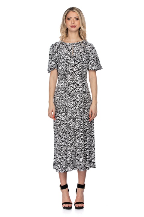 Női ruha, fehér/fekete, Fehér/Fekete