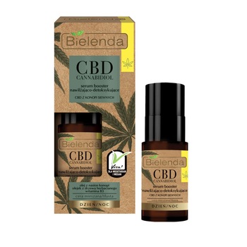 Ser booster hidratant si detoxifiant pentru ten mixt si gras CBD CANNABIDIOL, Bielenda, 15ml Ser booster hidratant si detoxifiant pentru ten mixt si gras CBD CANNABIDIOL, Bielenda, 15ml