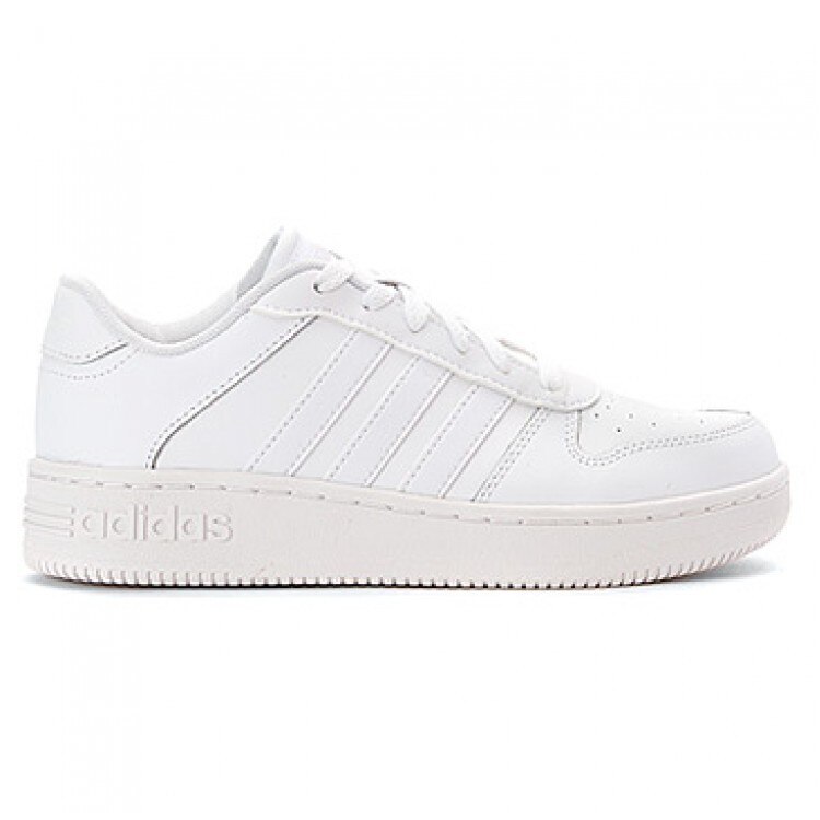 Pantofi sport copii ADIDAS TEAM COURT K 38 EU, Alb