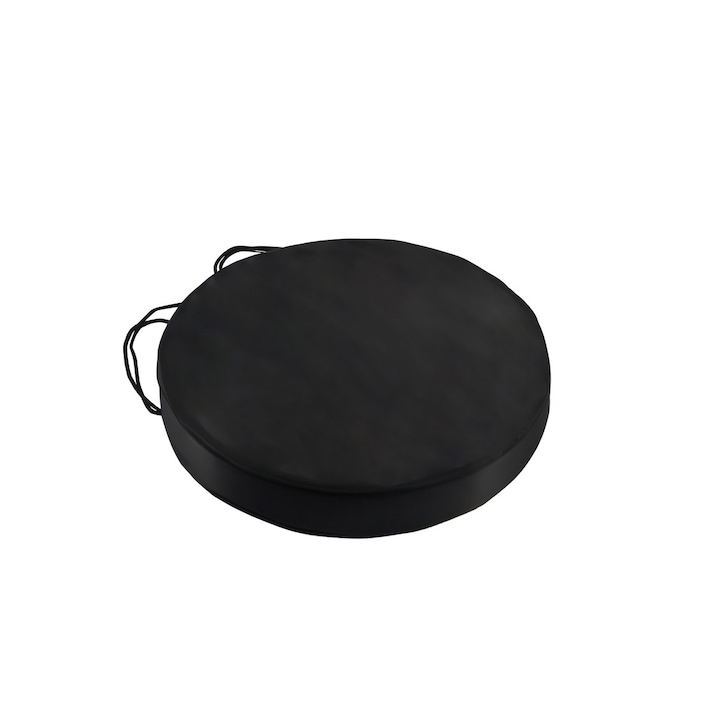 Perna rotunda pentru scaun gradina 38x5 cm negru