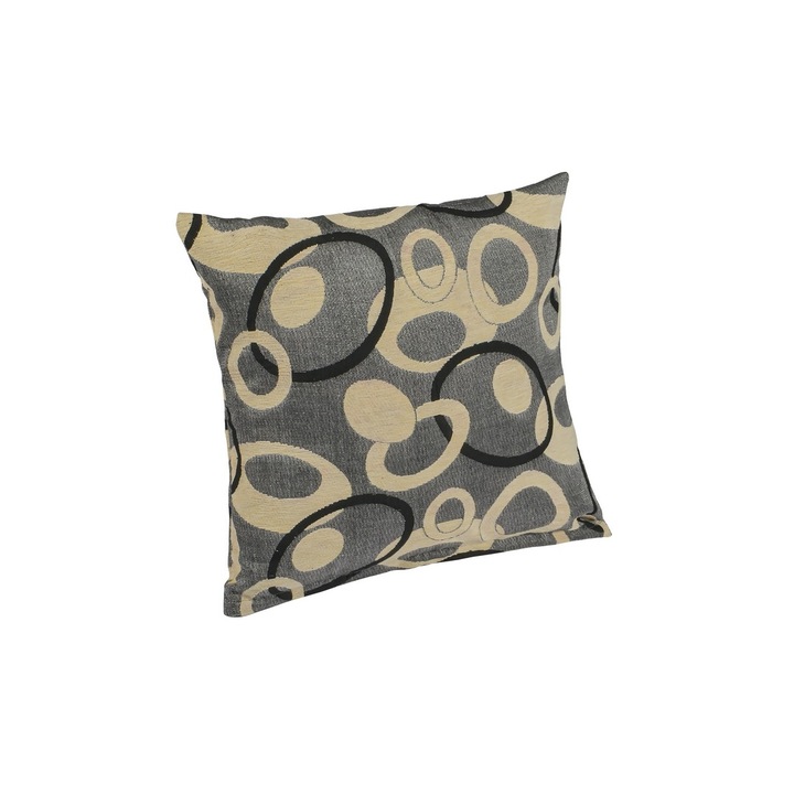 Fata de perna decorativa Galaxy, 45x45, gri/alb