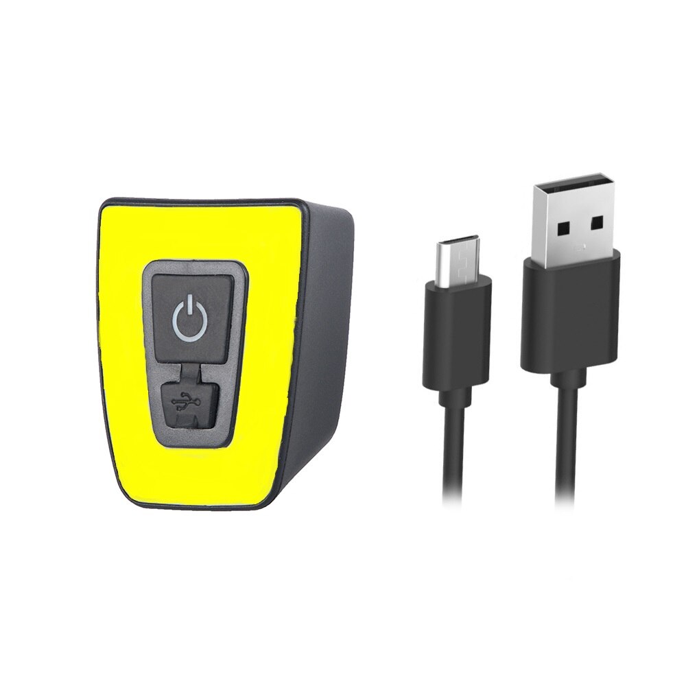 Stop lampa Carsons tip trapez, reincarcabila USB, 5 moduri luminare, negru