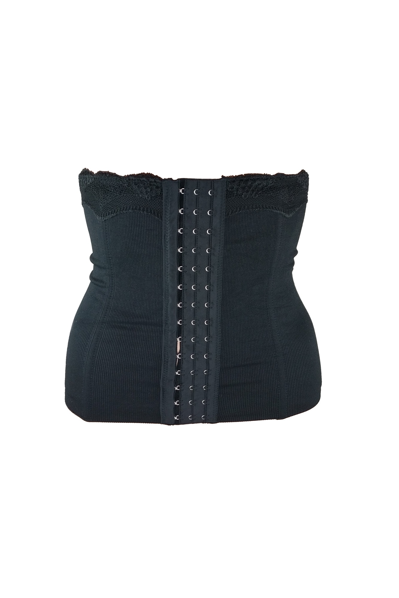 Corset modelator Jetitude™ pentru modelare a taliei cu grad de compresie  mediu, talie de viespe cu 4 tije model waist trainer clepsidra, Bej, Marime  L