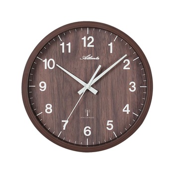 Ceas de perete Atlanta 4438/20, Quartz, Maro, Analogic, Modern Ceas de perete Atlanta 4438/20, Quartz, Maro, Analogic, Modern